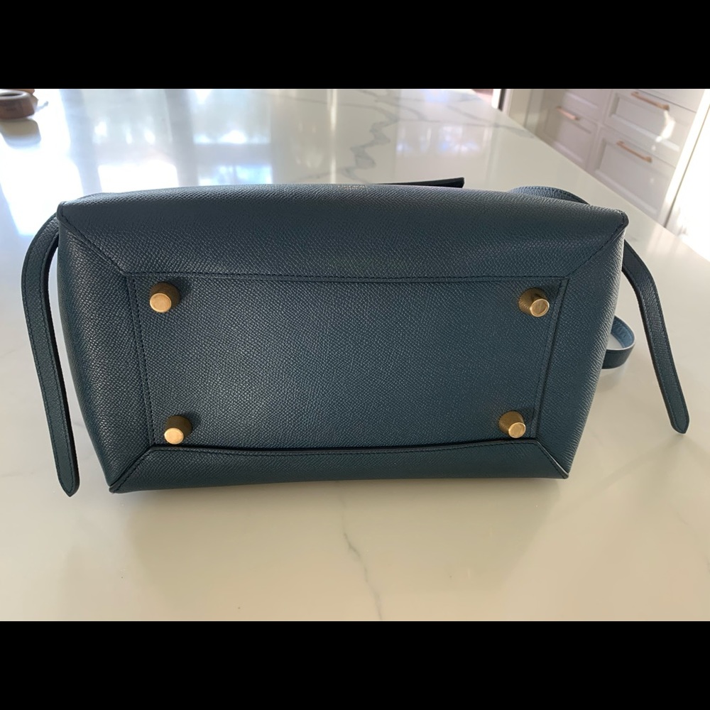 Celine Mini Belt Bag in Abyss Blue - Tote, Satchel, Work Bag - Picture 6 of 16